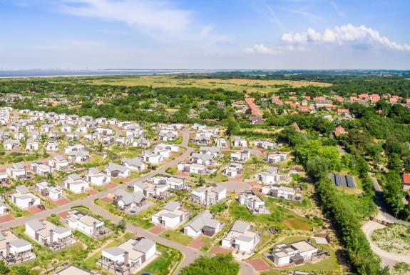 Luchtfoto van het park | Strandpark Duynhille